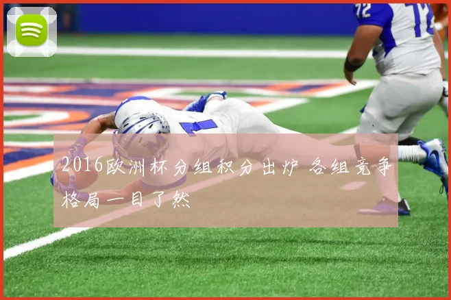 2016欧洲杯分组积分出炉 各组竞争格局一目了然